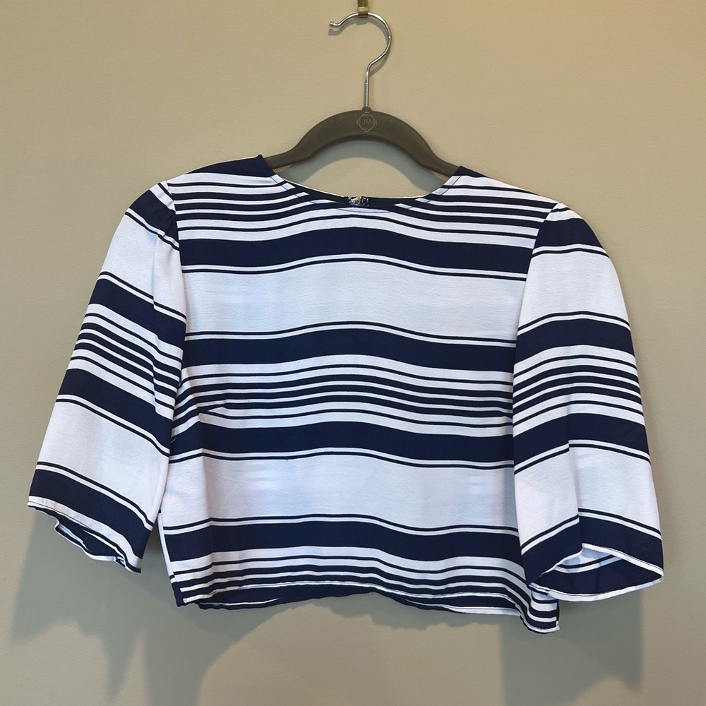 Reformation Striped Crop Top ~ Size Small